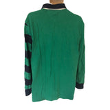 Tommy Hilfiger Custom Fit Colorblock Long Sleeve Henley Shirt Mens XL Green