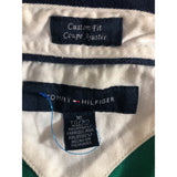 Tommy Hilfiger Custom Fit Colorblock Long Sleeve Henley Shirt Mens XL Green