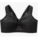Glamorise #1000 Full Figure MagicLift Original Wirefree Support Bra Black