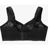 Glamorise #1000 Full Figure MagicLift Original Wirefree Support Bra Black