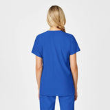 Wink W123 Maternity V-Neck Scrub Top Women's Large Royal Blue NWT