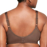 Glamorise #1000  Full Figure MagicLift  Wirefree Support Bra Mocha