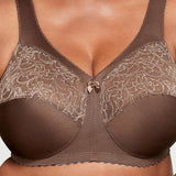 Glamorise #1000  Full Figure MagicLift  Wirefree Support Bra Mocha