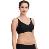 Chantelle 18J8 Women's Comfort Chic Back Smoothing Wireless Bra 38G Black