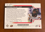 2025 Upper Deck CFL SP Game Used Patch Auto Alexander Hollins CFL-AH Lions #26/50