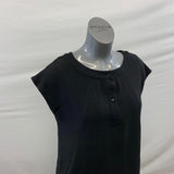 Donna Ricco Shift Dress Women's Size 8 Black Sleeveless Back Keyhole