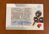 2025 Upper Deck CFL SP Game Used Autograph Justin McInnis CFL-MCGP Lions