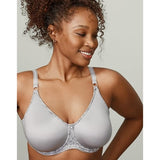 Wonderbra W7575 Side Shaping and Silky Soft Fabric Underwire Bra SILVER