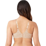Wacoal # 65547 Womens Halo Lace Full Coverage Underwire Bra Toast