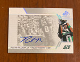 2025 Upper Deck CFL SP Game Used Autograph Rolan Milligan CFL-RM Roughriders
