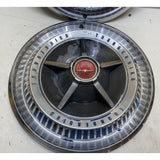 VTG 1966 Ford Thunderbird 15" Hubcaps Set Of 2