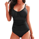 LAPHEE ROSE One Piece Swimsuit Tummy Control Bathing Suits Ruched Size Small NWT