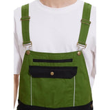 WORK IDEA Men's Bib Overalls Cotton Work Overall with Knee Pad Pockets, 30Wx 32L NEW