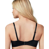 Wonderbra 7460 Floral Lace Unlined Underwire Bra Black