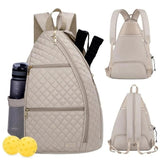 Sucipi Women's Pickleball Backpack - Quilted Crossbody Sling Bag NEW
