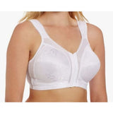 Playtex 469518 Hour Front-Close Wirefree Bra with Flex Back White