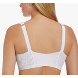Playtex 469518 Hour Front-Close Wirefree Bra with Flex Back White
