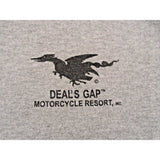 Deal's Gap Motorcycle Resort Ride The Dragon Medium Grey T shirt