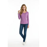 Banana Republic Blouse Women’s Small Purple Rayon Cross Neck