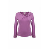 Banana Republic Blouse Women’s Small Purple Rayon Cross Neck