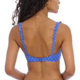 Freya AS7230AZE Jewel Cove Underwired Bikini Top 32H Azure Blue NWT