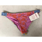 ROXY WOMEN'S Tapestry Patchwork BIKINI UPF 50+ SWIMSUIT BOTTOM Small NWT