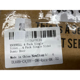 Knobwell 4 Pack Oil Rubbed Bronze Dummy Door Knob Single Sided