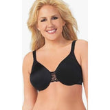 Exquisite Form 9675070 FULLY Minimizer Underwire Bra Back Closure Black