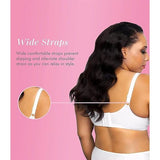 EXQUISITE FORM 9600535 Women's FULLY Cotton Soft Cup Wireless Bra White 40B NWT