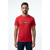 Artic Cat Men's 100% Cotton Medium Red Short Sleeve Spellout T Shirt