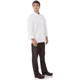 CHEF WORKS MEN'S ST. MAARTEN CHEF COAT SIZE L NWOT