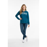 PINK Victoria Secret Women's 1/4 Zip Pullover Sweatshirt Size Small Blue