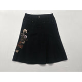 Point Zero Women's 9/10 Black Stretch A Line Skirt