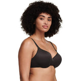 Chantelle C12410-011 Basic Invisible Smooth Custom Fit Bra Black Size 36D NWT
