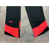 Under Armour Womens 4 Capri Leggings Activewear Yoga Pants Black Pink