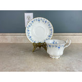 Royal Albert England Memory Lane 1970 Fine Bone China Tea Cup And Saucer Set