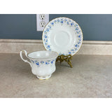 Royal Albert England Memory Lane 1970 Fine Bone China Tea Cup And Saucer Set