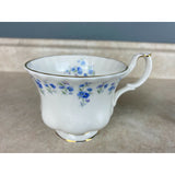 Royal Albert England Memory Lane 1970 Fine Bone China Tea Cup And Saucer Set