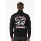 Tiki In The Tent Barefoot 2013 OKOBOJIVILLE Gray Men's Mock 1/4 Zip Sweatshirt L
