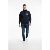 Tiki In The Tent Barefoot 2013 OKOBOJIVILLE Gray Men's Mock 1/4 Zip Sweatshirt L