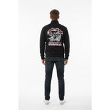 Tiki In The Tent Barefoot 2013 OKOBOJIVILLE Gray Men's Mock 1/4 Zip Sweatshirt L