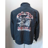 Tiki In The Tent Barefoot 2013 OKOBOJIVILLE Gray Men's Mock 1/4 Zip Sweatshirt L