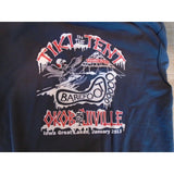 Tiki In The Tent Barefoot 2013 OKOBOJIVILLE Gray Men's Mock 1/4 Zip Sweatshirt L