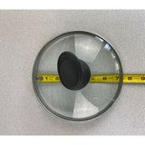 7" Glass Universal Cooking Pot Lid With Cool Touch Handle And Stainless Rim USED