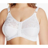 Wonderbra W0906 Plus-Size JMS Front Closure Wire-Free Bra Women's White