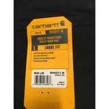 Carhartt BN0011Men's 30 X 30 Black Cotton Washed Duck Work Dungaree Utility Pant