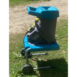 Yardworks Electric Wood Chipper & Mulcher – 15A Powerful Garden Chipper for Branches, Leaves USED