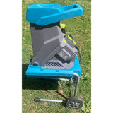 Yardworks Electric Wood Chipper & Mulcher – 15A Powerful Garden Chipper for Branches, Leaves USED