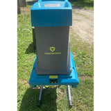 Yardworks Electric Wood Chipper & Mulcher – 15A Powerful Garden Chipper for Branches, Leaves USED