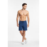 Speedo 7320111 Men's Navy Blue Board Shorts With Drawstring Size 28 Polyester